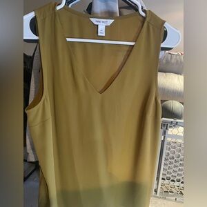 Nine West Olive Green Blouse